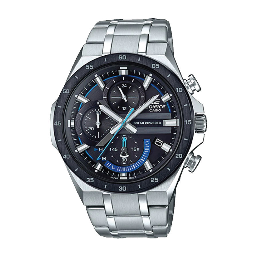 Casio Edifice EQS-920DB-1B Solar Powered Chronograph