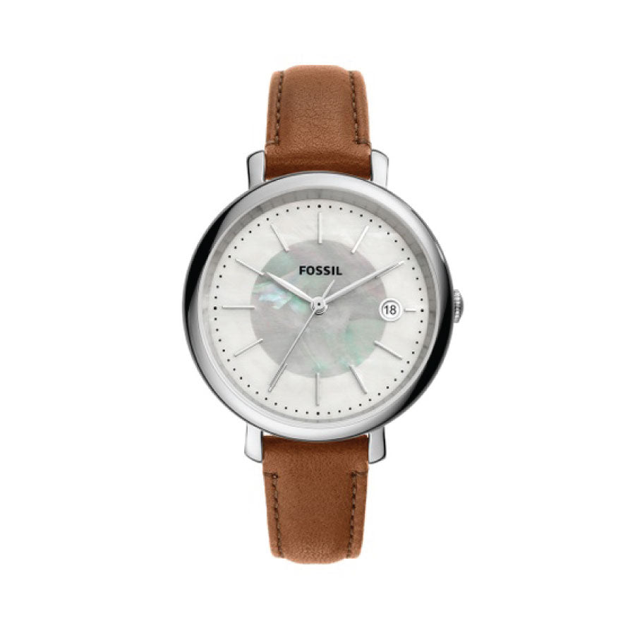 Fossil ES5090 Jacqueline Solar-Powered Brown Eco Leather