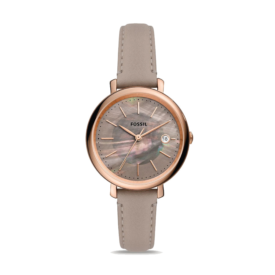 Fossil ES5091 Jacqueline Solar-Powered Gray Eco Leather