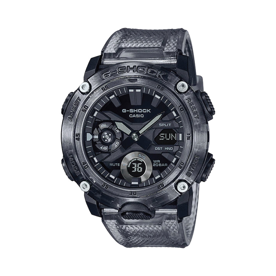 G-Shock  GA-2000SKE-8A Special Color Digital Analog Black Transparent