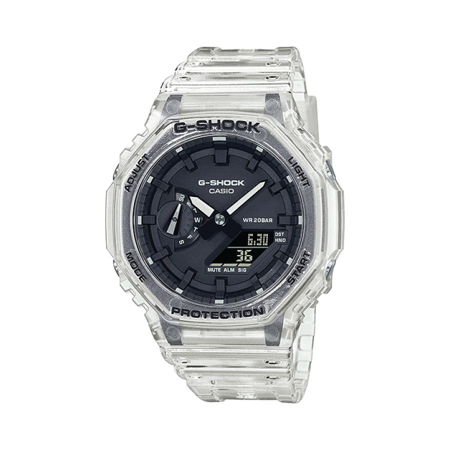 G-Shock  GA-2100SKE-7A Analog Digital Transparent White