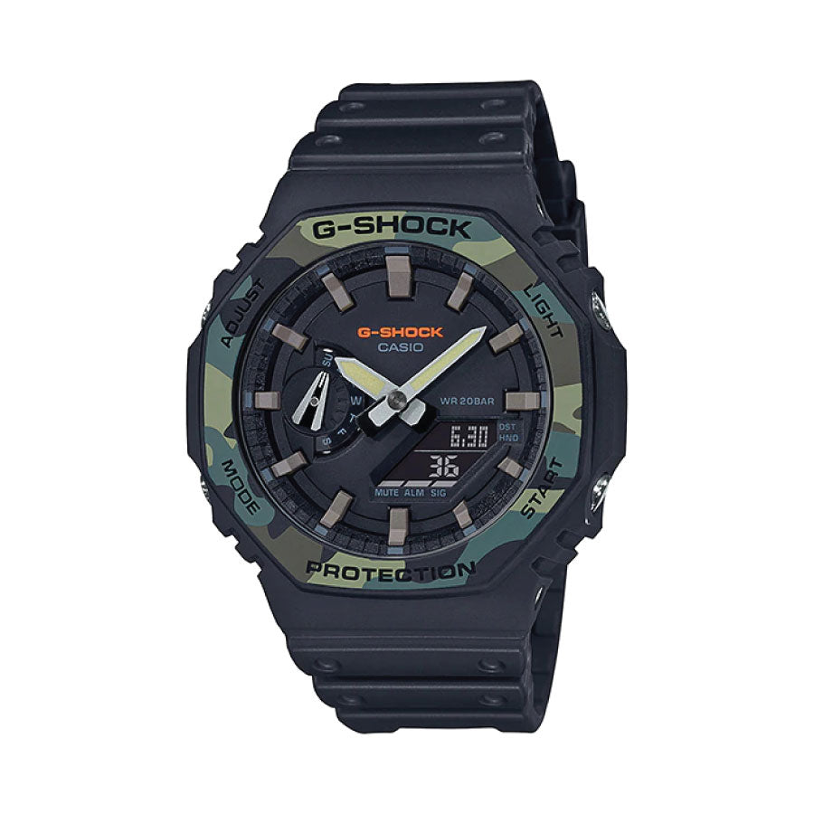 G-Shock  GA-2100SU-1A Digital Analog Special Color Black