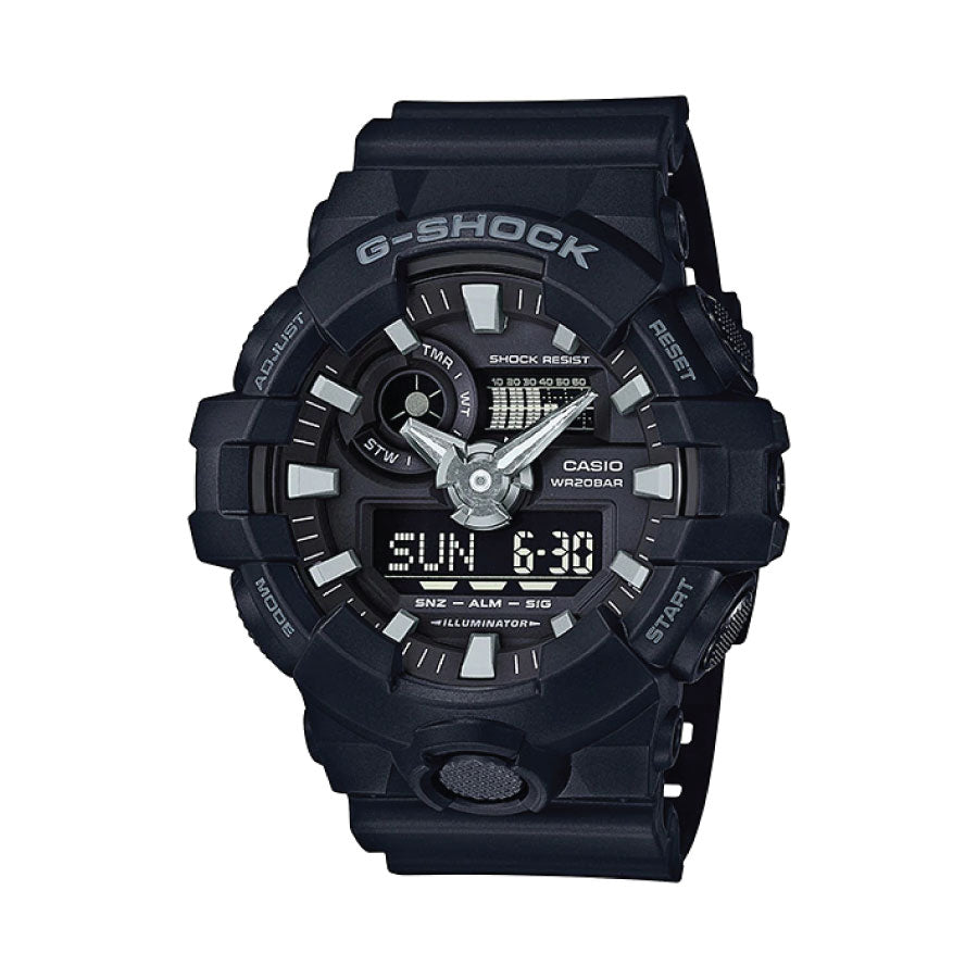 G-Shock  GA-700-1B Digital Analog Special Color Black