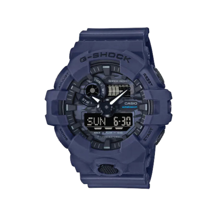 G-Shock  GA-700CA-2A Analog Digital Blue