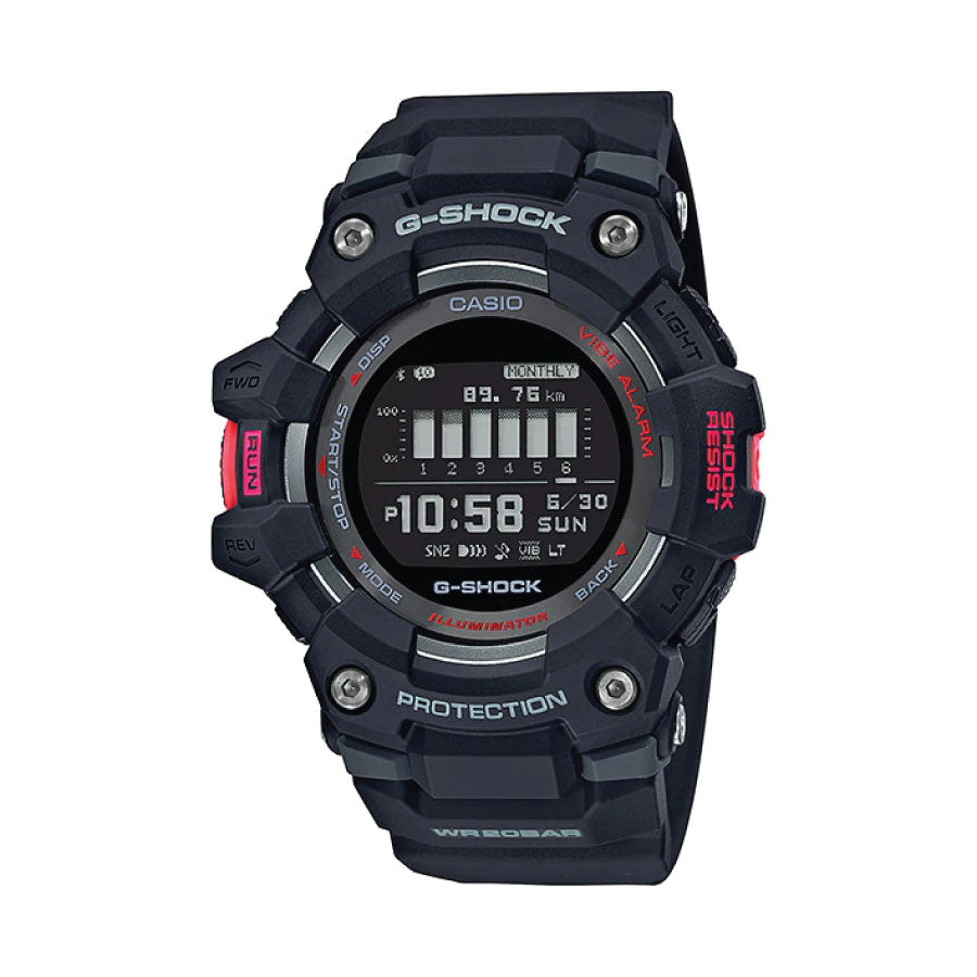 G-Shock  GBD-100-1 G-Squad Sport Black Red