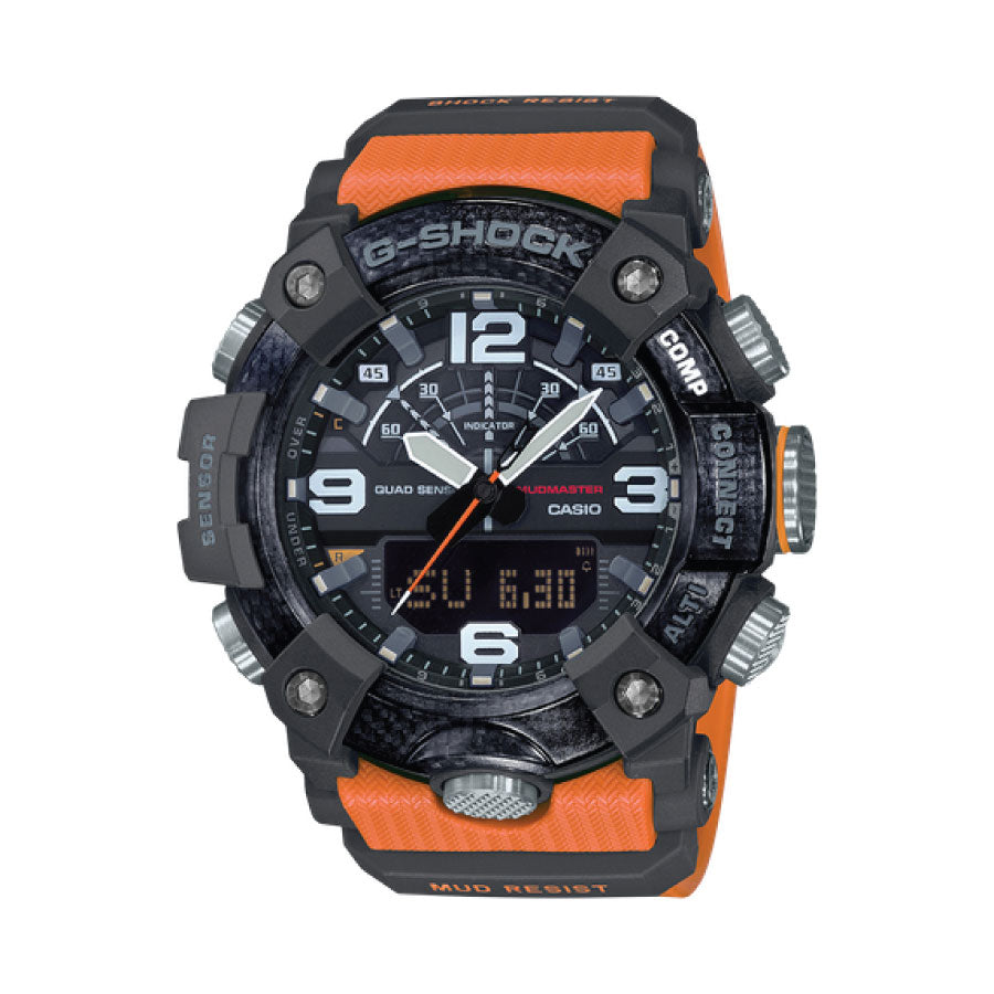 G-Shock  GG-B100-1A9 Digital Analog Mudmaster Orange