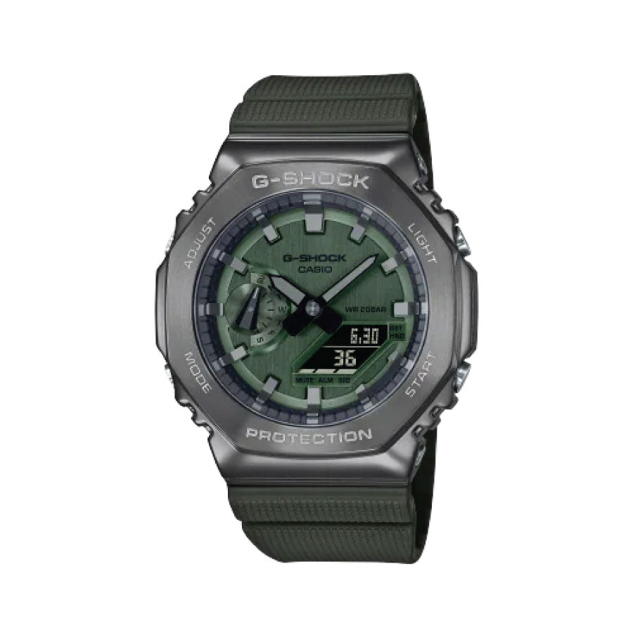 G-Shock  GM-2100B-3A Analog Digital Green Dial Black