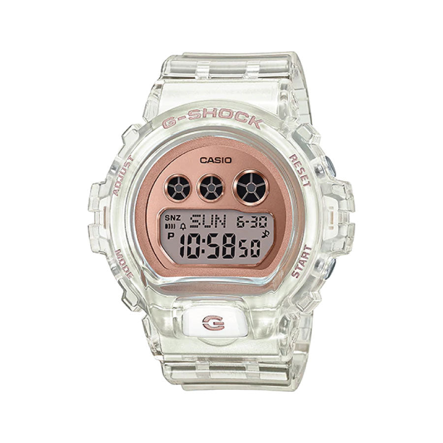 G-Shock  GMD-S6900SR-7D Digital Rose Gold Dial White Transparent
