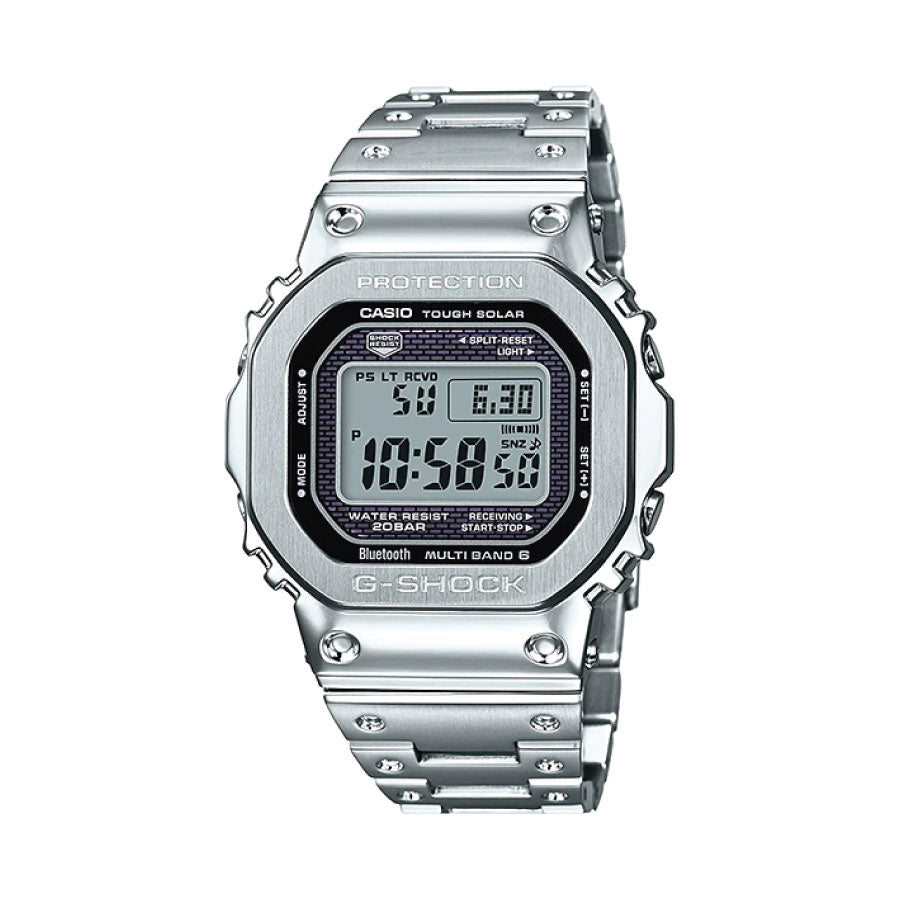 G-Shock  GMW-B5000D-1D Digital Square Full Metal Silver