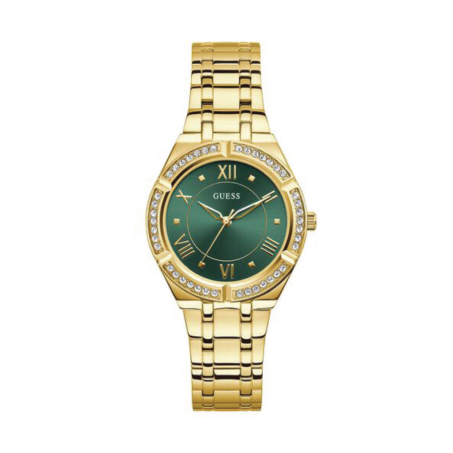 Guess GW0033L8 Gold Tone Case Gold Tone Stainless Steel Watch