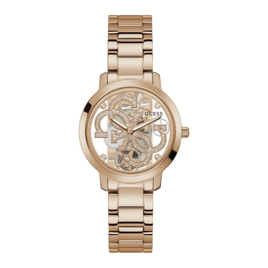 Guess GW0300L3 Rose Gold Tone Case Rose Gold Tone Stainless Steel Watch