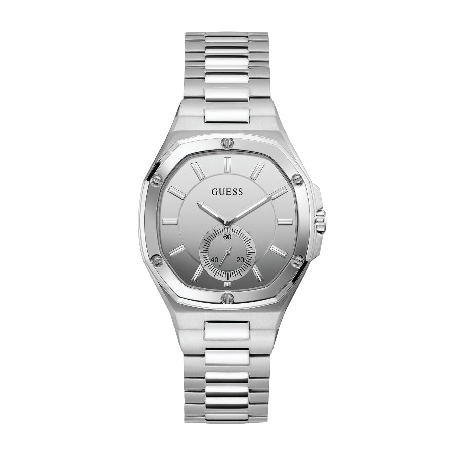 Guess GW0310L1 Silver Tone Case Silver Tone Stainless Steel Watch