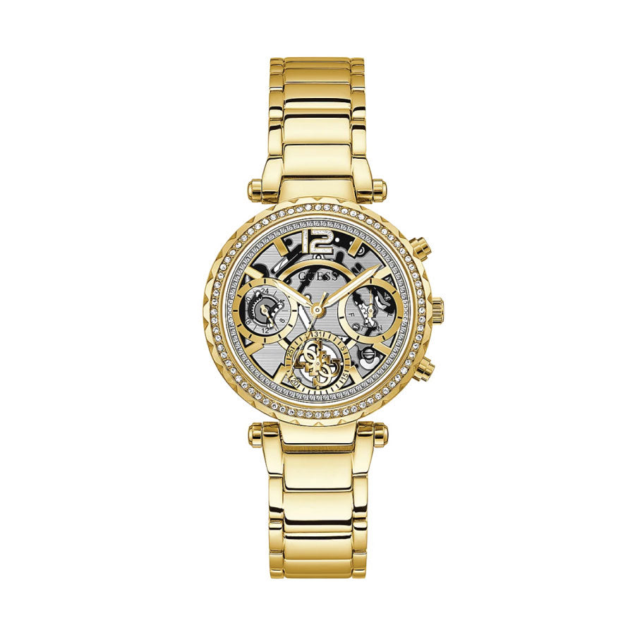 Guess GW0403L2 Gold Tone Case Gold Tone Stainless Steel Watch