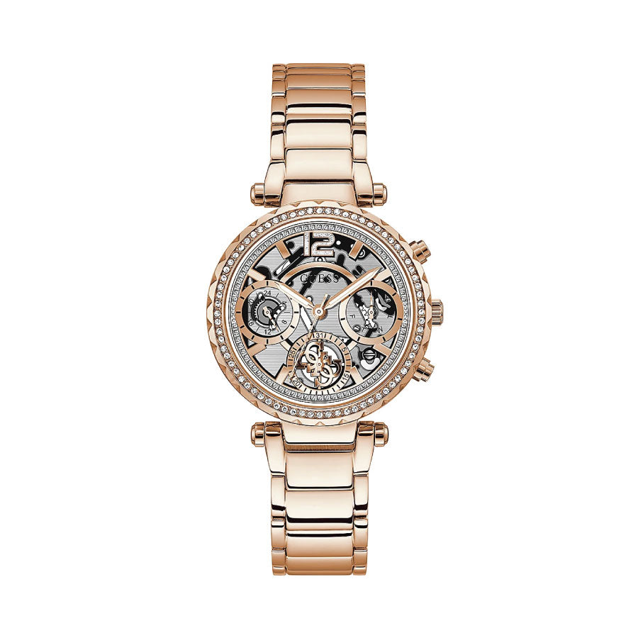 Guess GW0403L3 Rose Gold Tone Case Rose Gold Tone Stainless Steel Watch