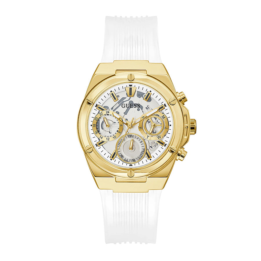 Guess GW0409L2 Eco-Friendly White And Gold Bio-Based Watch