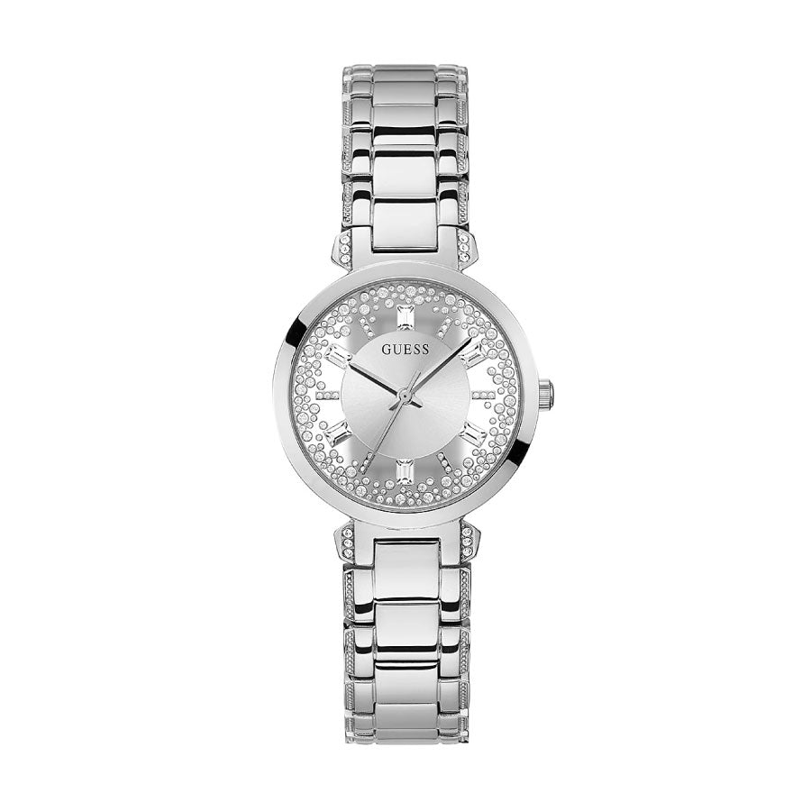 Guess GW0470L1 Silver Tone Case Silver Tone Stainless Steel Watch