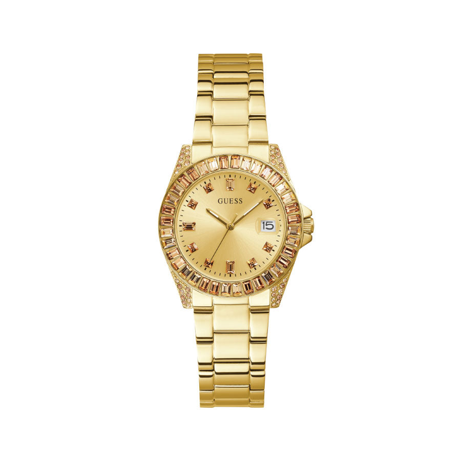 Guess GW0475L1 Gold Tone Case Gold Tone Stainless Steel Watch