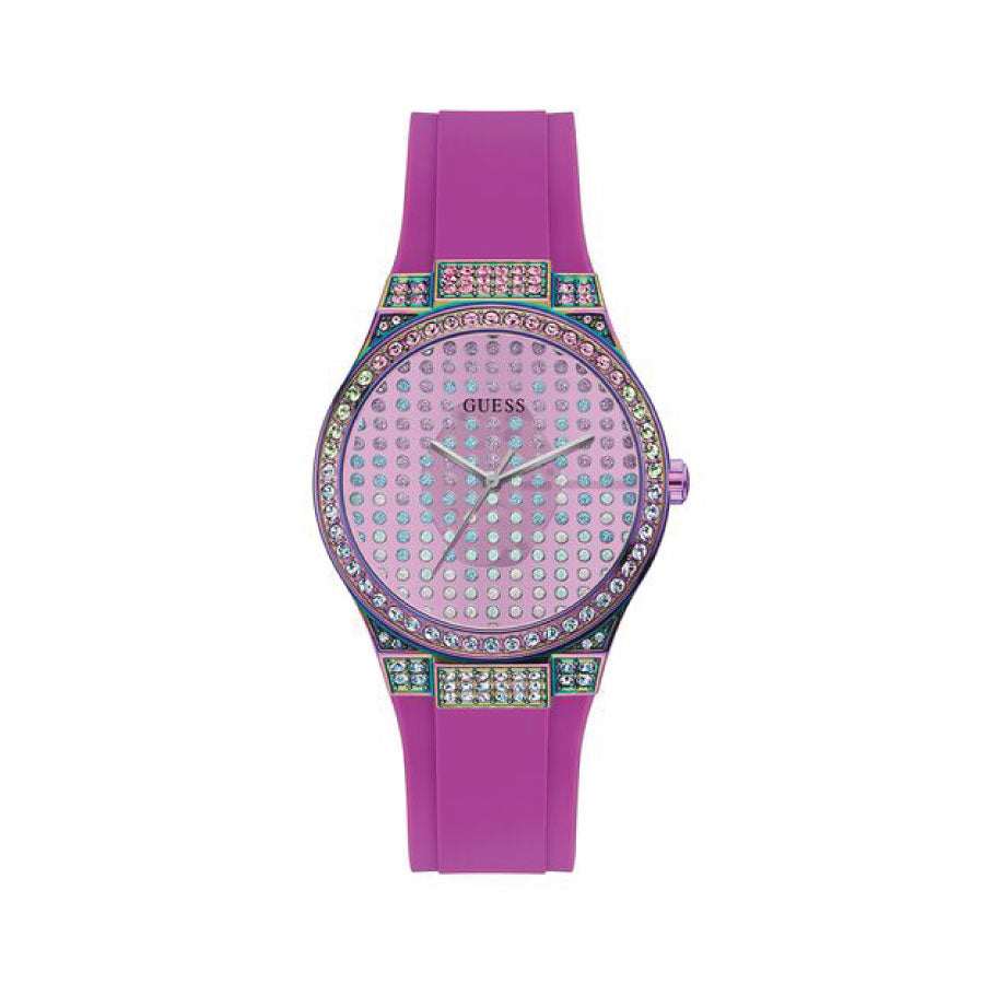 Guess GW0482L2 Case Magenta Silicone Watch