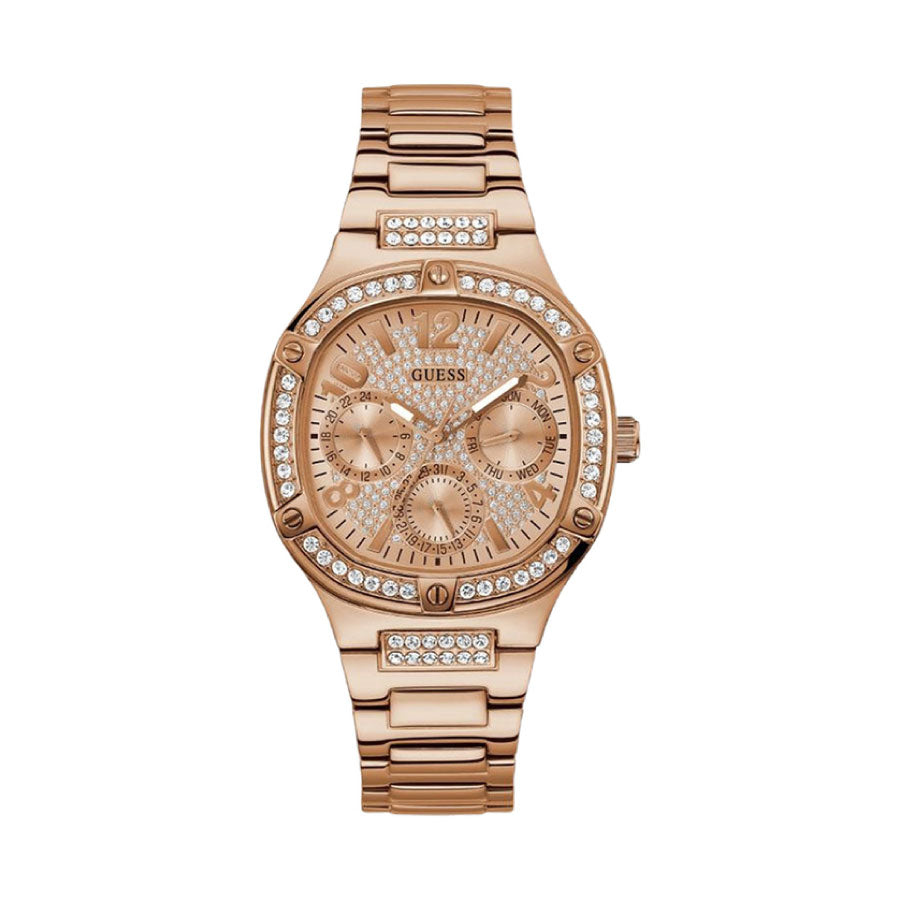 Guess GW0558L3 Rose Gold Tone Case Rose Gold Stainless Steel Watch