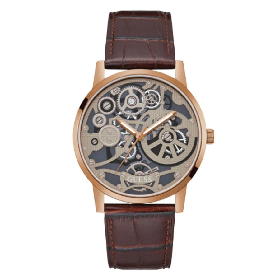 Guess GW0570G2 Brown Tone Case Brown Leather