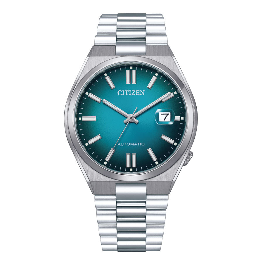 Citizen NJ0151-88X Mechanical Automatic Gradient Tiffany Blue Dial Stainless Steel Strap Watch