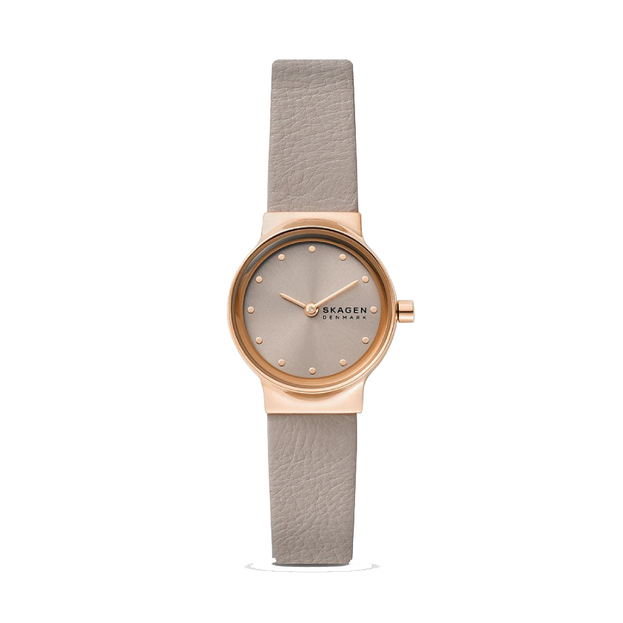 Skagen SKW3005 Freja Lille Two-Hand Greystone Eco Leather Watch