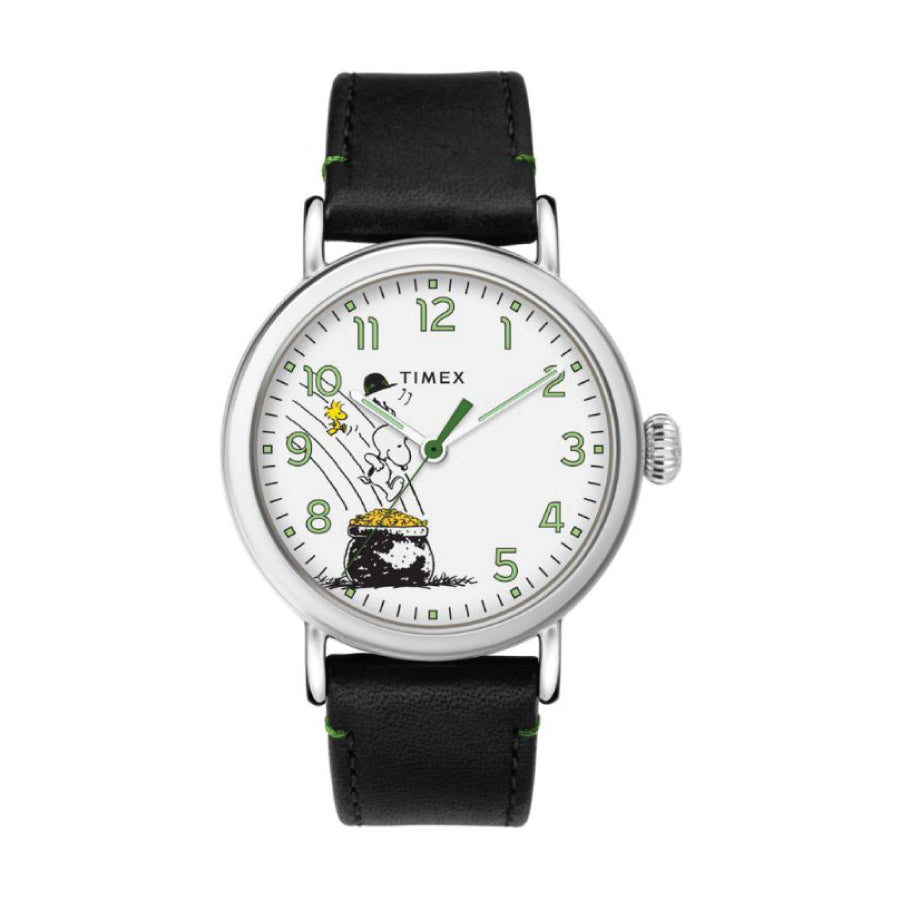 Timex TW2U72300 Standard x Peanuts Featuring Snoopy St Patrick's Day