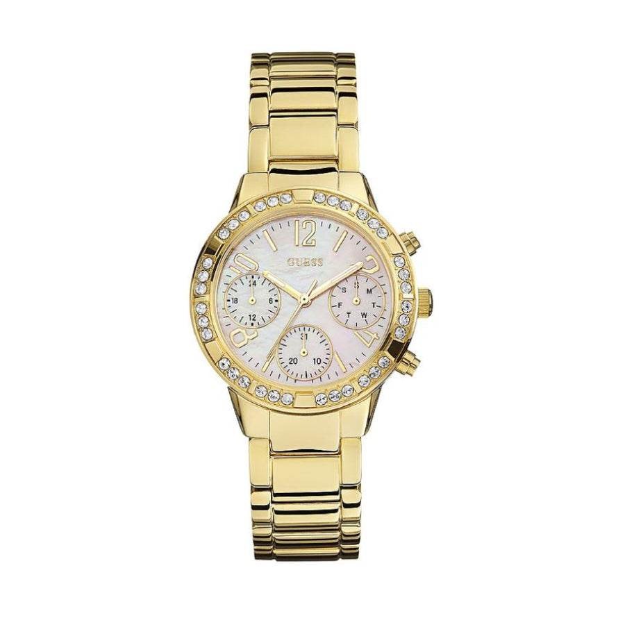 Guess W0546L2 Gold Tone Case Gold Tone Stainless Steel Watch