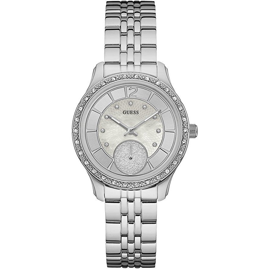 Guess W0931L1 Silver Tone Case Silver Tone Stainless Steel Watch